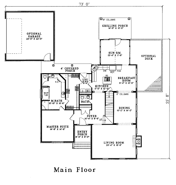 main floor house blueprint