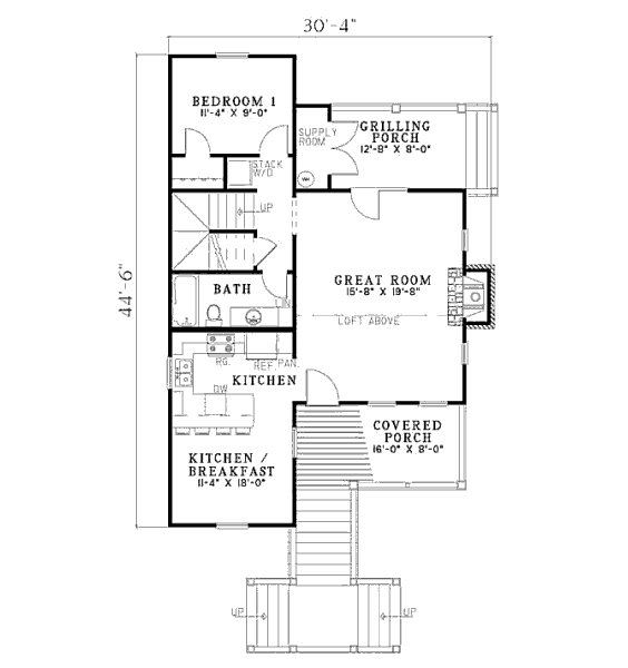 main floor house blueprint