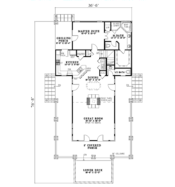 main floor house blueprint