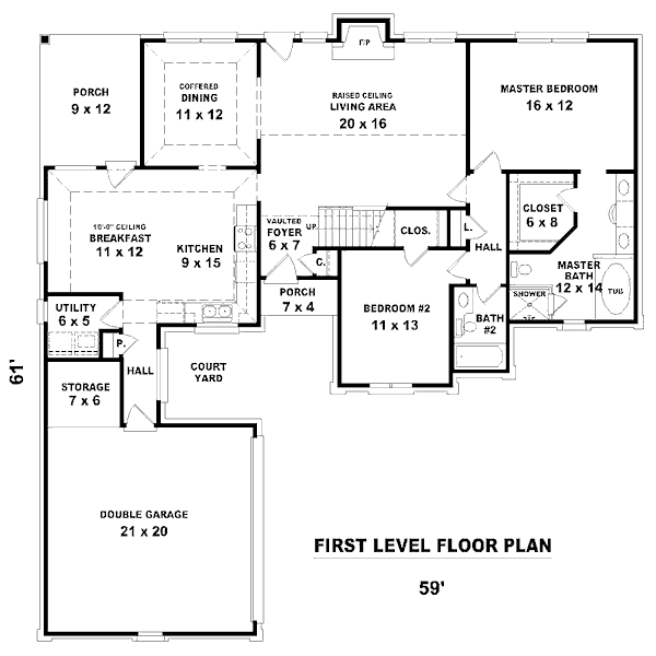 main floor house blueprint