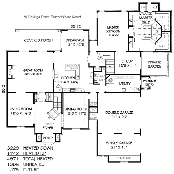 main floor house blueprint