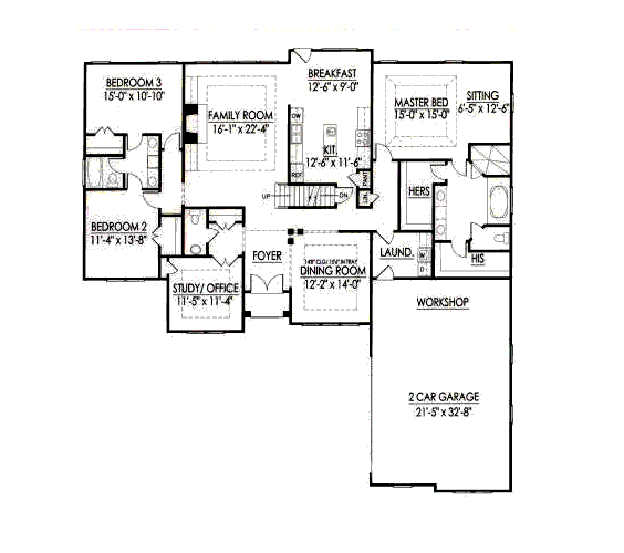 main floor house blueprint