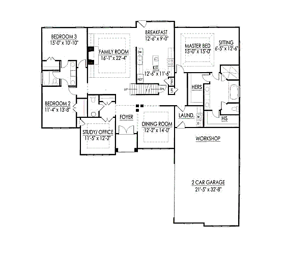 main floor house blueprint