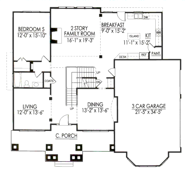 main floor house blueprint