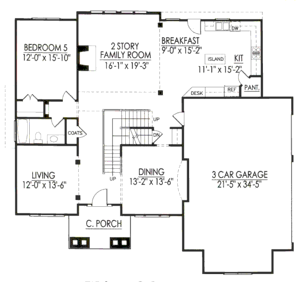 main floor house blueprint