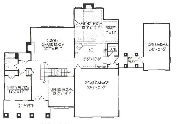 main floor house blueprint