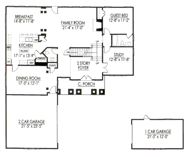 main floor house blueprint