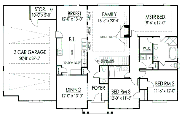 main floor house blueprint