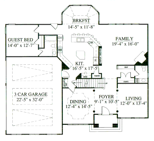 main floor house blueprint