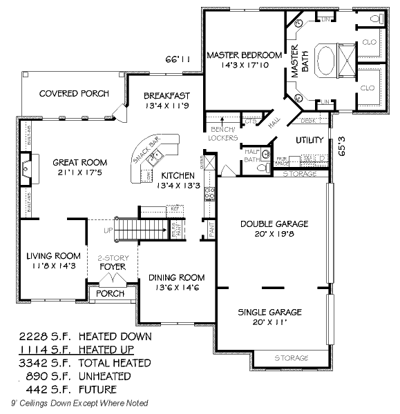 main floor house blueprint