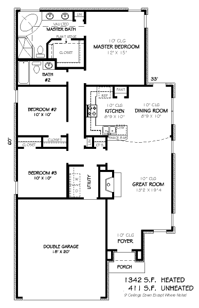 main floor house blueprint