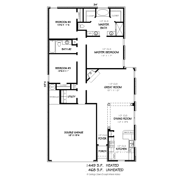 main floor house blueprint