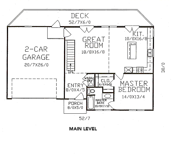 main floor house blueprint