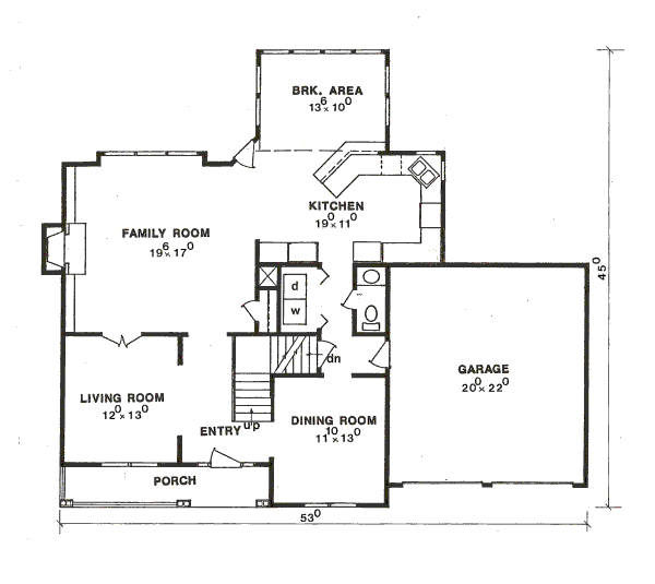 main floor house blueprint