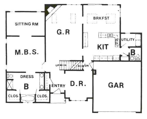 main floor house blueprint