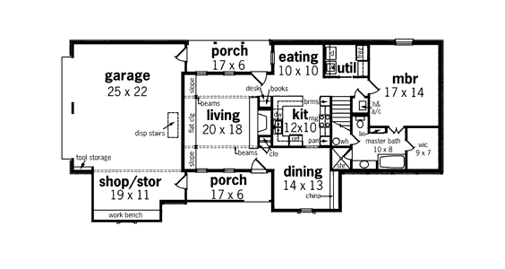 main floor house blueprint