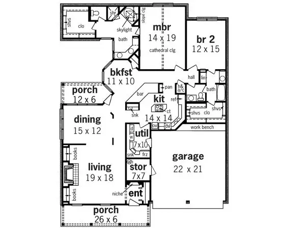 main floor house blueprint