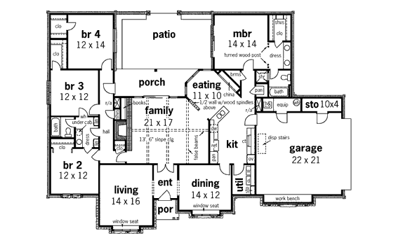 main floor house blueprint