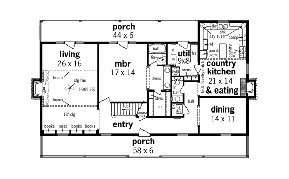 main floor house blueprint