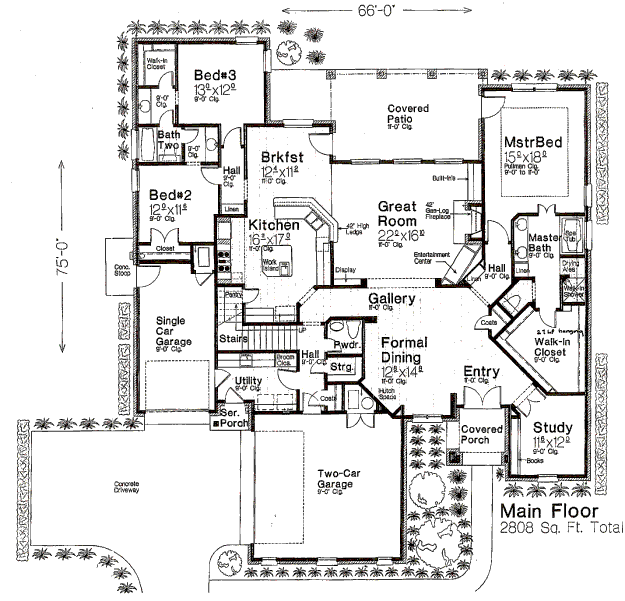 main floor house blueprint