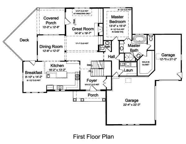 main floor house blueprint