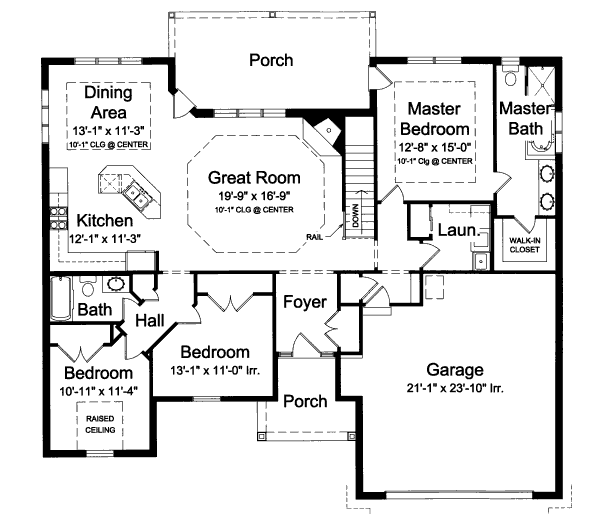 main floor house blueprint