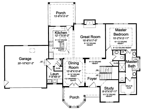 main floor house blueprint