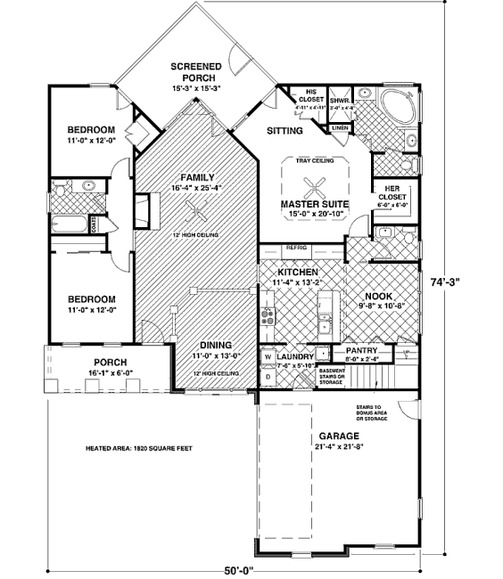 main floor house blueprint