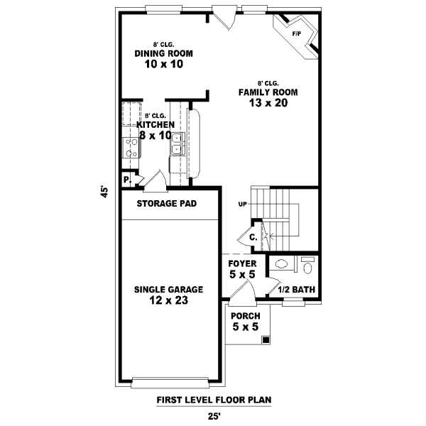 main floor house blueprint