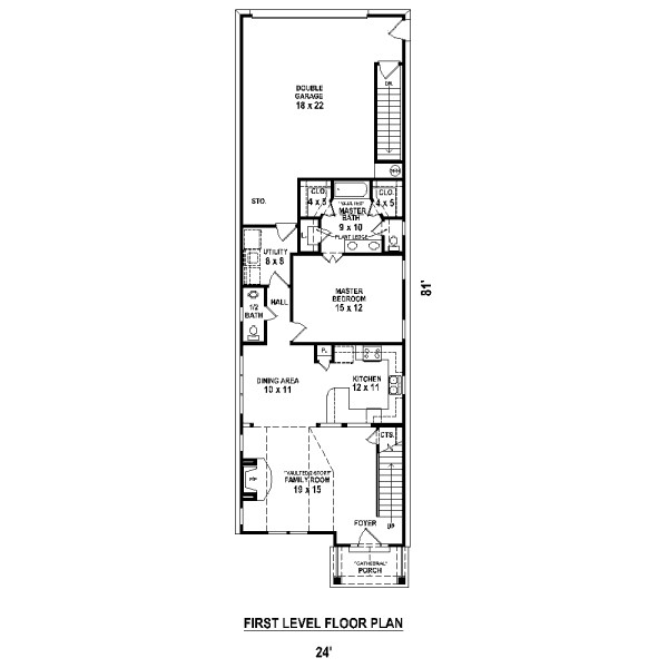 main floor house blueprint