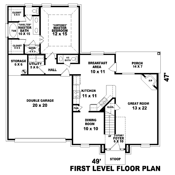 main floor house blueprint