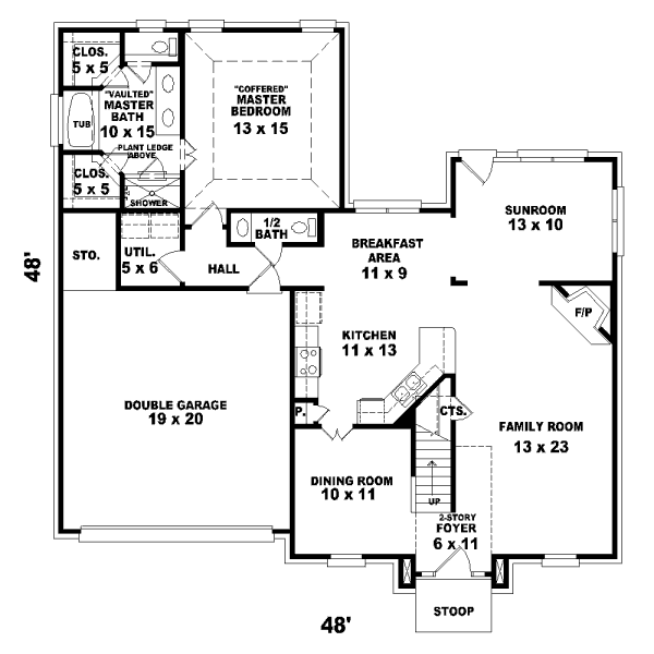 main floor house blueprint