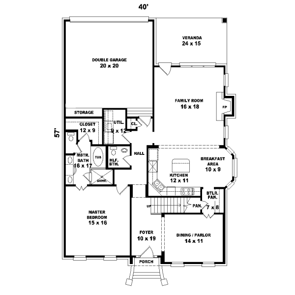 main floor house blueprint