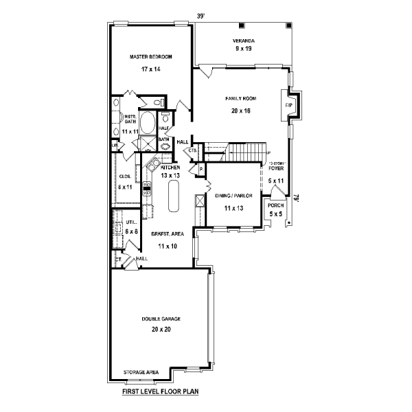 main floor house blueprint