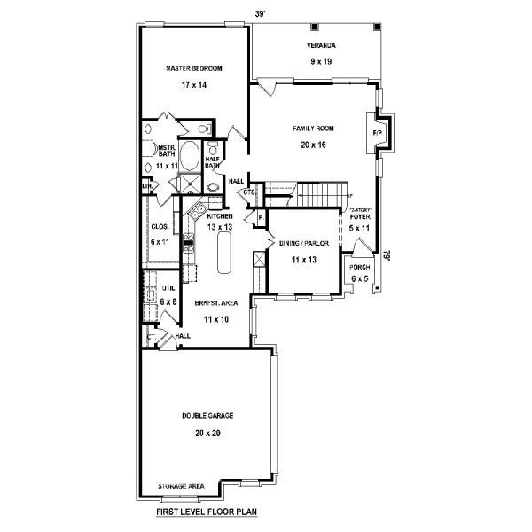 main floor house blueprint