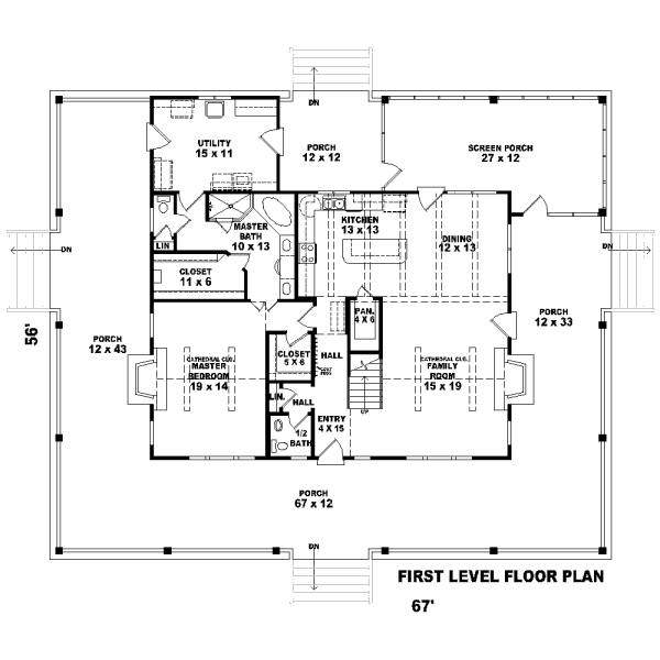 main floor house blueprint