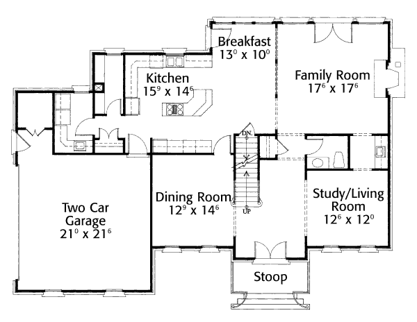 main floor house blueprint