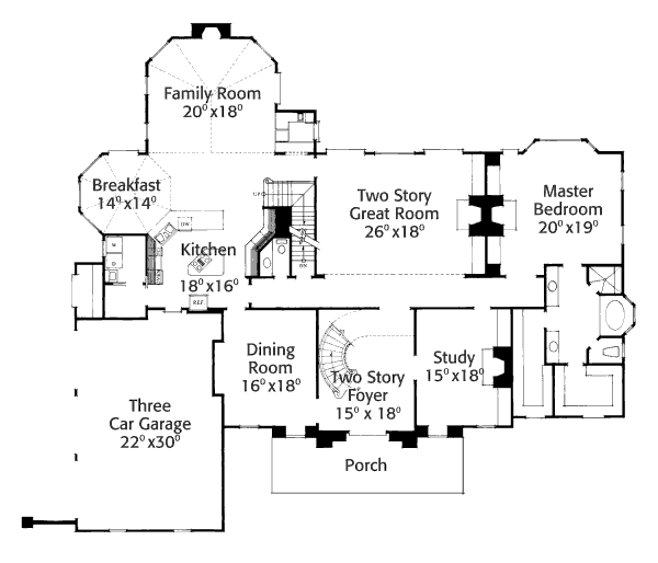 main floor house blueprint