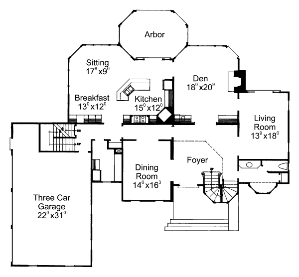 main floor house blueprint
