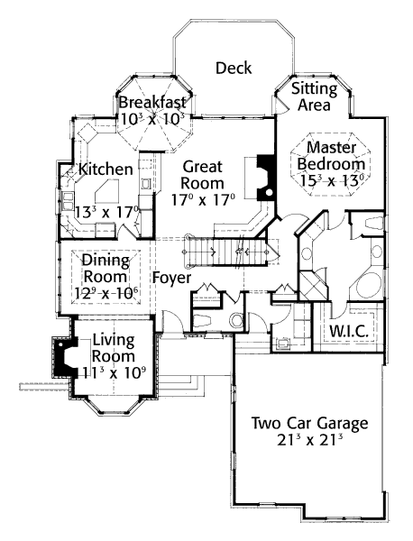 main floor house blueprint