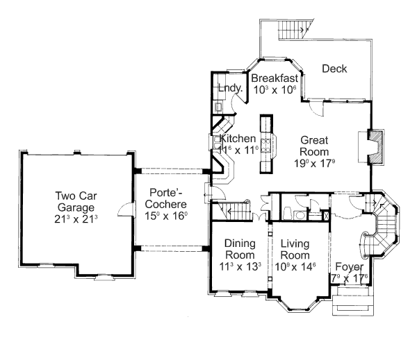 main floor house blueprint