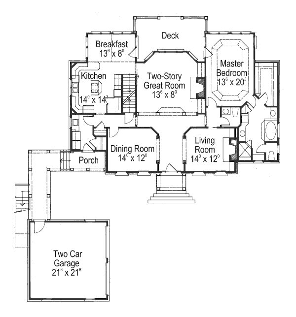 main floor house blueprint