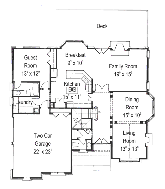 main floor house blueprint