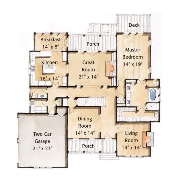 main floor house blueprint