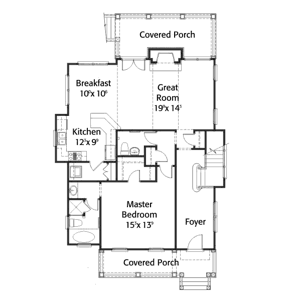 main floor house blueprint