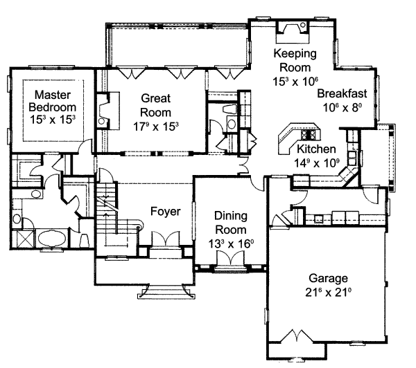 main floor house blueprint