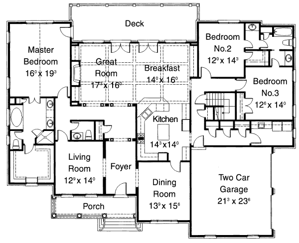 main floor house blueprint