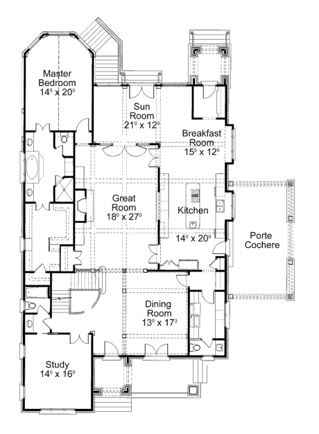 main floor house blueprint