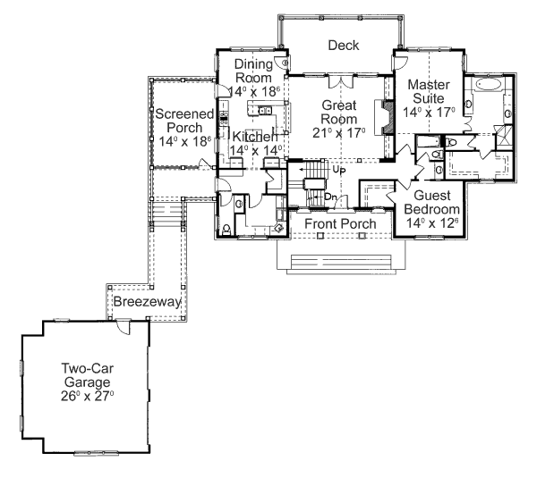 main floor house blueprint