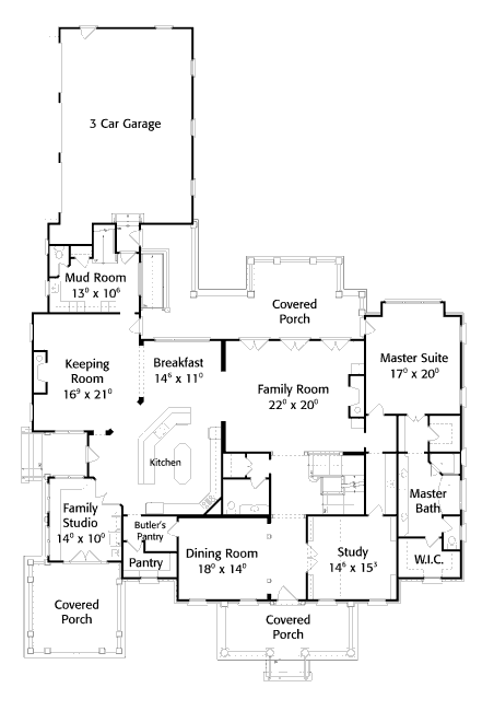 main floor house blueprint